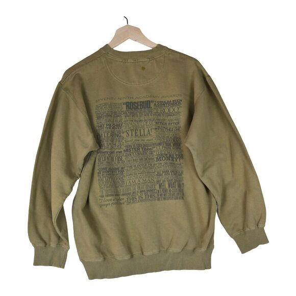 Rare Oscars 79th Academy Awards Sweatshirt Brown Green Medium Film Crew - Picture 2 of 8